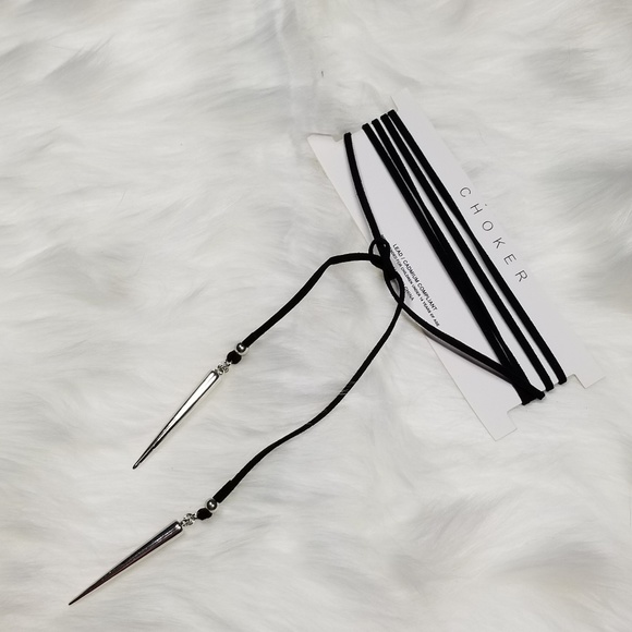 Farah Jewelry Jewelry - Black Wrap Choker